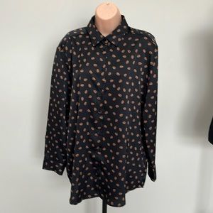 Ricki’s Satin Blouse Size LG